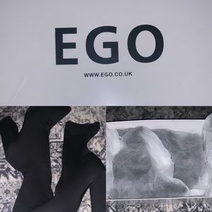 Sock Boots-Chesta Block Heels